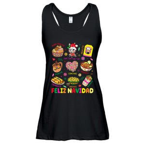 Christmas Feliz Navidad Tis The Season Mexican Food Funny Ladies Essential Flowy Tank