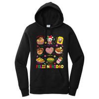 Christmas Feliz Navidad Tis The Season Mexican Food Funny Women's Pullover Hoodie