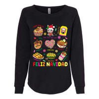 Christmas Feliz Navidad Tis The Season Mexican Food Funny Womens California Wash Sweatshirt