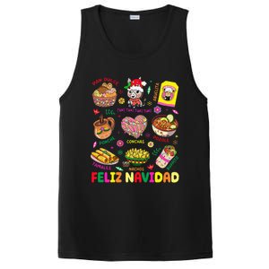 Christmas Feliz Navidad Tis The Season Mexican Food Funny PosiCharge Competitor Tank