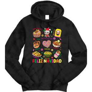 Christmas Feliz Navidad Tis The Season Mexican Food Funny Tie Dye Hoodie