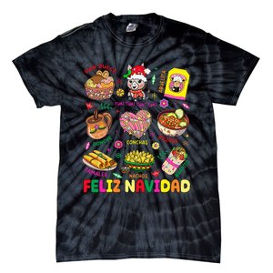 Christmas Feliz Navidad Tis The Season Mexican Food Funny Tie-Dye T-Shirt