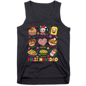 Christmas Feliz Navidad Tis The Season Mexican Food Funny Tank Top