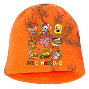 Christmas Feliz Navidad Tis The Season Mexican Food Funny Kati - Camo Knit Beanie