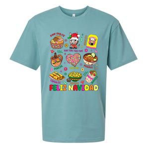 Christmas Feliz Navidad Tis The Season Mexican Food Funny Sueded Cloud Jersey T-Shirt