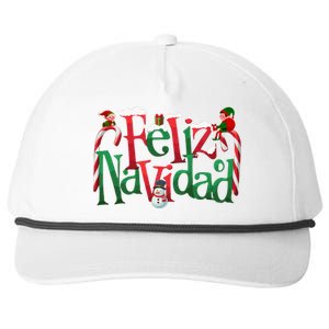 Cool Feliz Navidad Christmas Elf Snapback Five-Panel Rope Hat