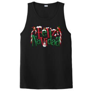 Cool Feliz Navidad Christmas Elf PosiCharge Competitor Tank