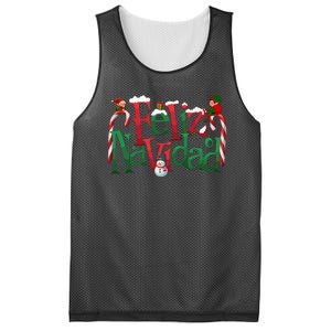 Cool Feliz Navidad Christmas Elf Mesh Reversible Basketball Jersey Tank