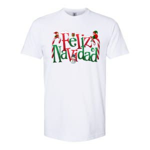 Cool Feliz Navidad Christmas Elf Softstyle CVC T-Shirt