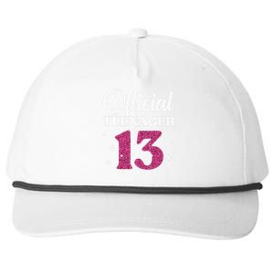 Cool For Ns 13 Year Old Birthday Cute Snapback Five-Panel Rope Hat