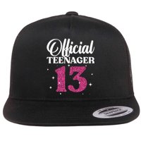 Cool For Ns 13 Year Old Birthday Cute Flat Bill Trucker Hat