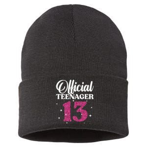 Cool For Ns 13 Year Old Birthday Cute Sustainable Knit Beanie