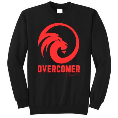 Christian Faith Overcomer Motivational Lion Of Judah Sweatshirt