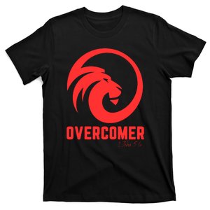 Christian Faith Overcomer Motivational Lion Of Judah T-Shirt