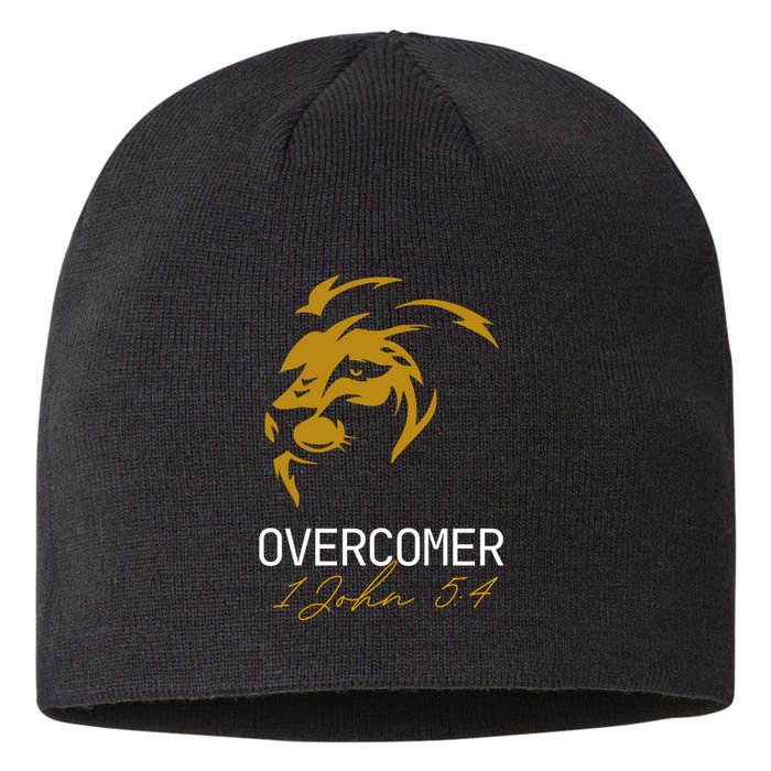 Christian Faith Overcomer Lion Of Judah Gift Sustainable Beanie