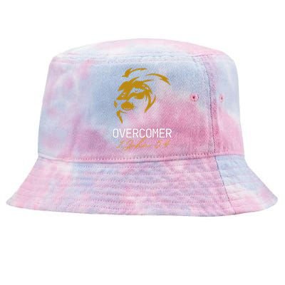 Christian Faith Overcomer Lion Of Judah Gift Tie-Dyed Bucket Hat