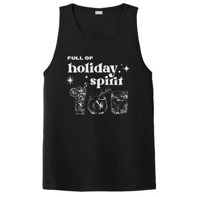 Christmas Full Of Holiday Spirit Cocktail Club PosiCharge Competitor Tank