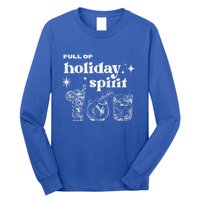 Christmas Full Of Holiday Spirit Cocktail Club Long Sleeve Shirt