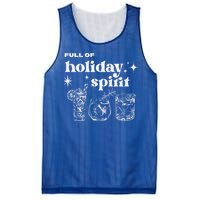 Christmas Full Of Holiday Spirit Cocktail Club Mesh Reversible Basketball Jersey Tank