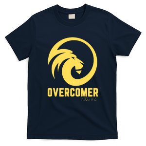 Christian Faith Overcomer Motivational Lion Of Judah T-Shirt