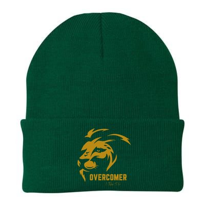 Christian Faith Overcomer Motivational Lion Of Judah Knit Cap Winter Beanie