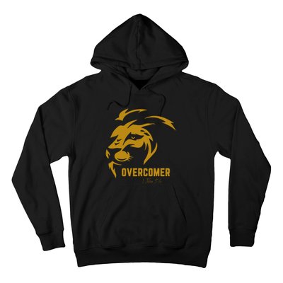 Christian Faith Overcomer Motivational Lion Of Judah Hoodie