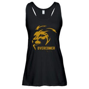 Christian Faith Overcomer Motivational Lion Of Judah Ladies Essential Flowy Tank