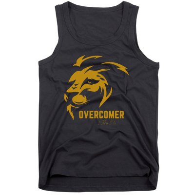 Christian Faith Overcomer Motivational Lion Of Judah Tank Top