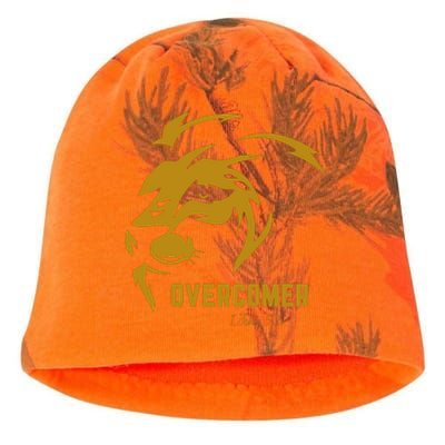 Christian Faith Overcomer Motivational Lion Of Judah Kati - Camo Knit Beanie