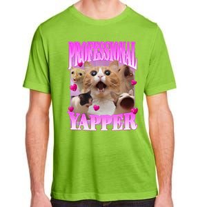 Cat Funny Oddly Specific Dank Meme Professional Yapper Adult ChromaSoft Performance T-Shirt