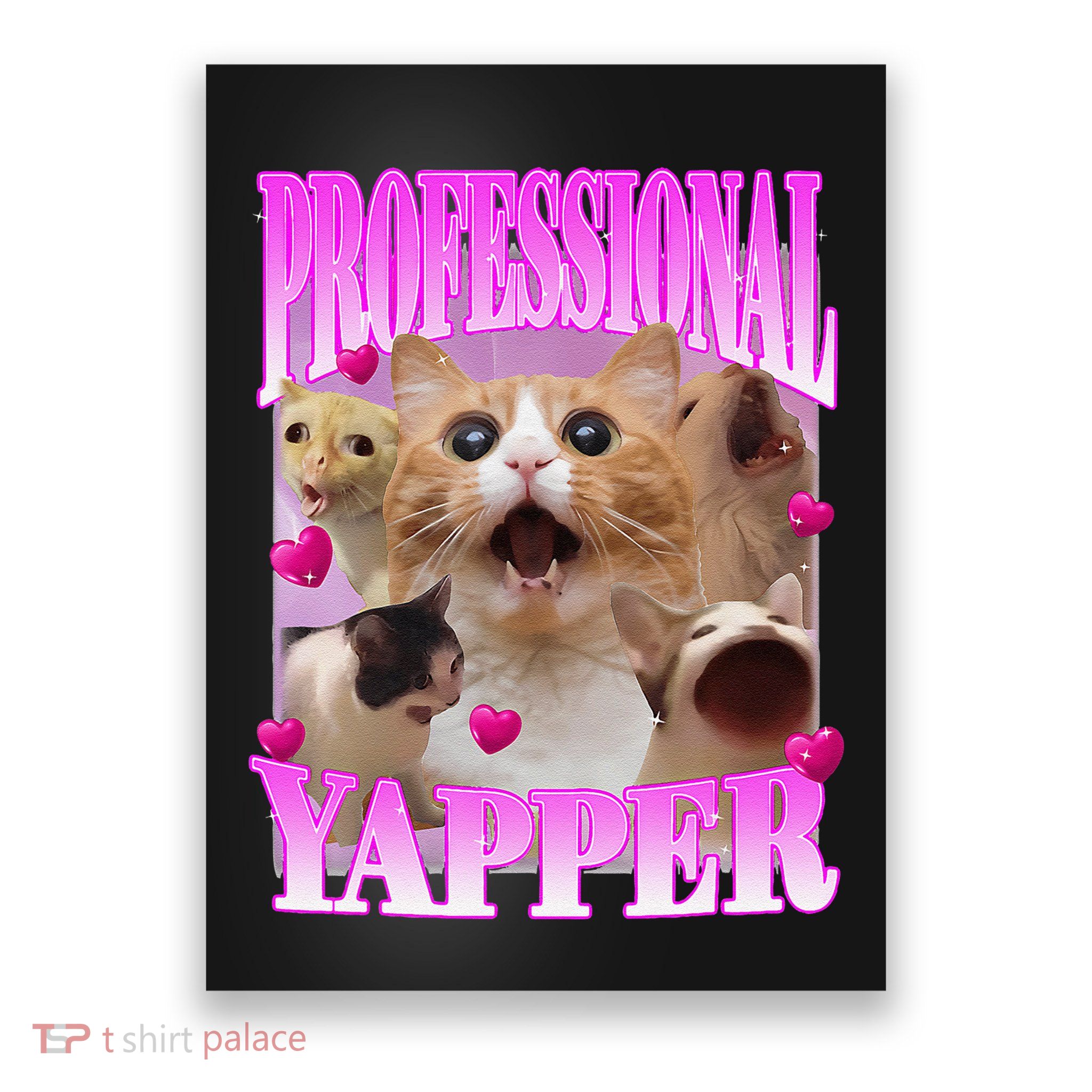 Cat Funny Oddly Specific Dank Meme Professional Yapper Poster