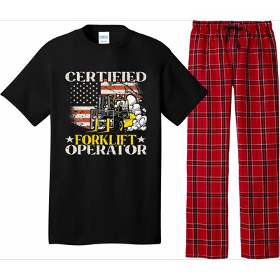 Certified Forklift Operator Forklift Driver Pajama Set