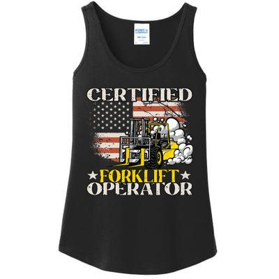 Certified Forklift Operator Forklift Driver Ladies Essential Tank