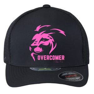 Christian Faith Overcomer Motivational Lion Of Judah Flexfit Unipanel Trucker Cap