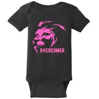 Christian Faith Overcomer Motivational Lion Of Judah Baby Bodysuit