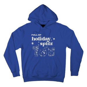 Christmas Full Of Holiday Spirit Cocktail Club Hoodie