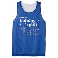 Christmas Full Of Holiday Spirit Cocktail Club Mesh Reversible Basketball Jersey Tank