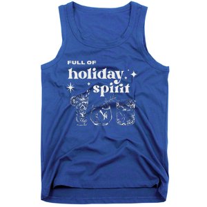 Christmas Full Of Holiday Spirit Cocktail Club Tank Top