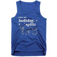 Christmas Full Of Holiday Spirit Cocktail Club Tank Top