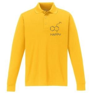 Chemist Funny Organic Chemistry Performance Long Sleeve Polo