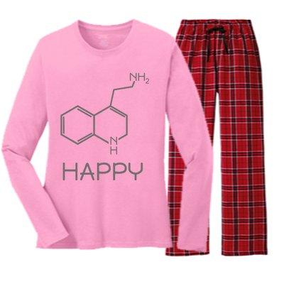 Chemist Funny Organic Chemistry Women's Long Sleeve Flannel Pajama Set 