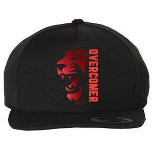 Christian Faith Overcomer Motivational Lion Of Judah Wool Snapback Cap