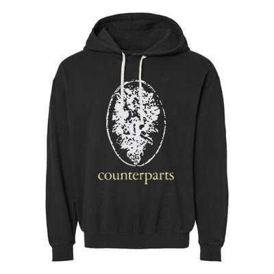 Counterparts Flowers On My Grave Garment-Dyed Fleece Hoodie