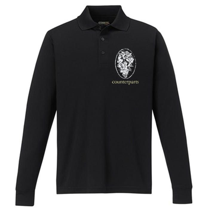 Counterparts Flowers On My Grave Performance Long Sleeve Polo