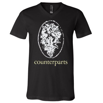 Counterparts Flowers On My Grave V-Neck T-Shirt