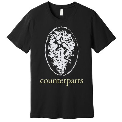 Counterparts Flowers On My Grave Premium T-Shirt