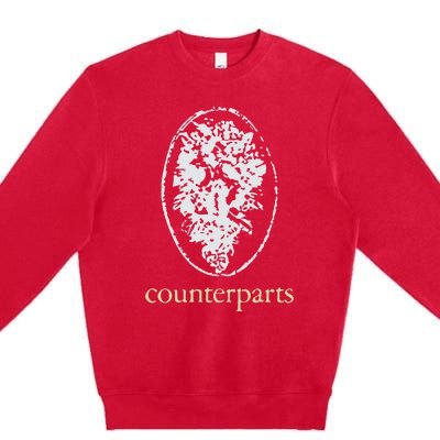 Counterparts Flowers On My Grave Premium Crewneck Sweatshirt