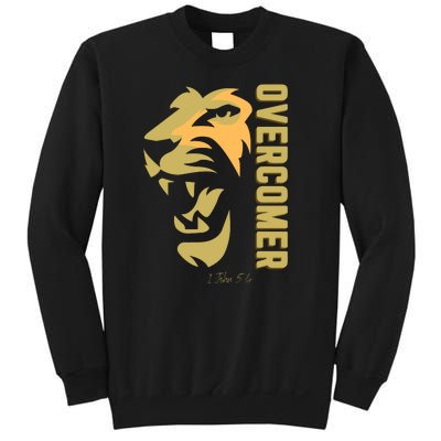 Christian Faith Overcomer Motivational Lion Of Judah Sweatshirt