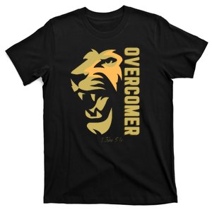 Christian Faith Overcomer Motivational Lion Of Judah T-Shirt