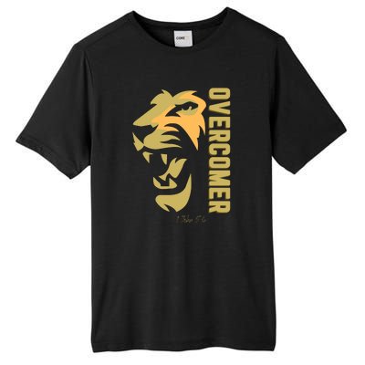 Christian Faith Overcomer Motivational Lion Of Judah Tall Fusion ChromaSoft Performance T-Shirt